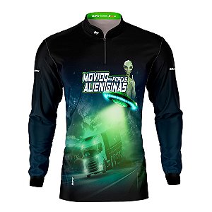 Camisa de Caminhão BRK para Caminhoneiro Forças Alienigenas com UV50+