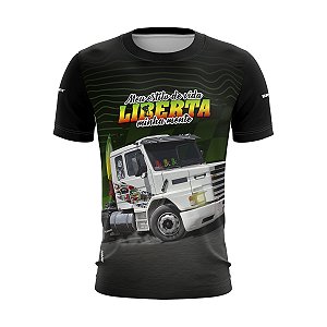 Camiseta de Caminhão BRK para Caminhoneiro Carreta Meu Estilo de Vida com Proteção Solar UV50+