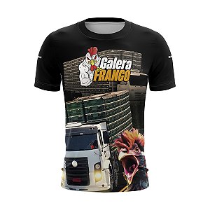 Camiseta de Caminhão Brk Galera do Frango Com Uv50+