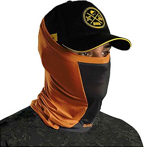 Black Mask Brk Laranja e Preto com Proteção UV50+