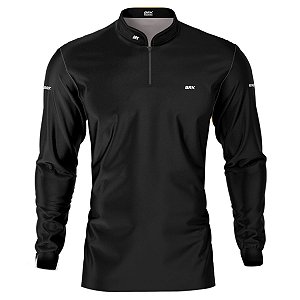 Camisa Casual BRK Unissex Basic Preta com UV50 +