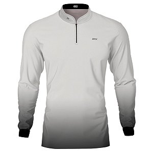 Camisa BRK Unissex Basic Cinza Claro com UV50 +