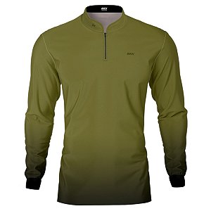 Camisa BRK Unissex Basic Verde Musgo com UV50 +