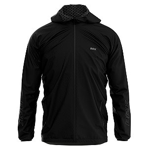 Jaqueta Corta Vento Brk Black Repelente à Água com UV50+