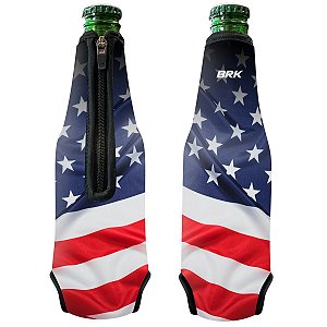 Porta Long Neck Brk Neoprene Estados Unidos 330ml