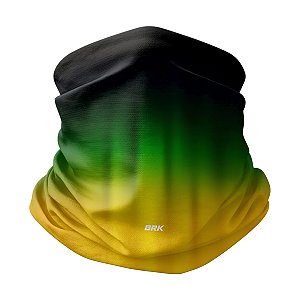 Bandana Balaclava Tubeneck Brk Brasil 02 com Proteção Solar UV50+