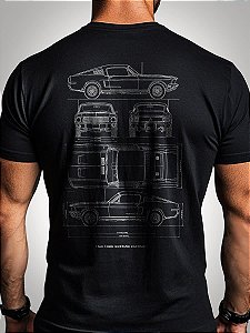 Camiseta Brk Mustang Fastback com Algodão Egípcio