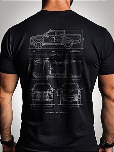 Camiseta Brk  Camionete L200 Triton com Algodão Egipcio