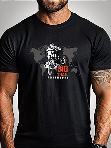 Camiseta Brk Motociclismo Big Trail Adventure com Algodão Egipcio