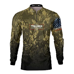 Camisa Agro Brk Camuflada Trump com Proteção Solar UV50+