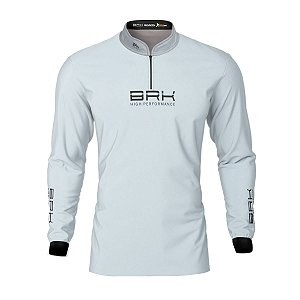 Camisa de Pesca Brk Offshore Gear Marlim Azul Claro com Proteção Solar UV50+