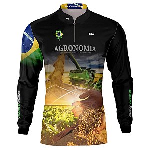 Camisa Agro Brk Agronomia Brasil com Proteção UV50