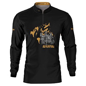 Camisa Motociclismo Brk GS Big Trail Adventure Com Proteção Solar UV50+