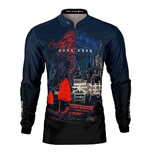 Camisa Motociclismo Brk Expedição Hong Kong com Proteção UV50+