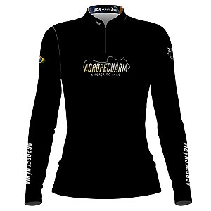 Camisa Feminina Agro Brk Agropecuária com Proteção Solar UV50+
