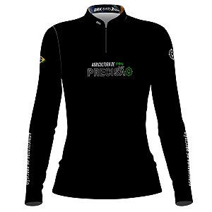 Camisa Feminina Agro Brk Agricultura de Precisão com Proteção Solar UV50+