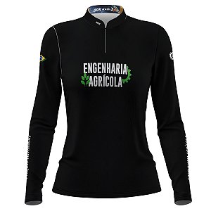 Camisa Feminina Agro Brk Engenharia Agrícola com Proteção Solar UV50+