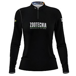Camisa Feminina Agro Brk Zootecnia V2 com Proteção Solar UV50+