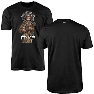 Camiseta Religiosa Brk São Francisco Leve o Amor com Algodão Premium
