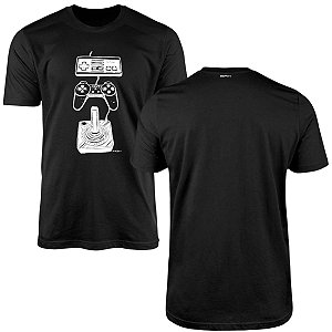 Camiseta Brk Controle Video Games com Algodão Premium