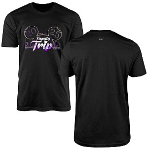 Camiseta Brk Family Trip Disney com Algodão Premium