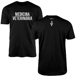 Camiseta Brk Profissão Medicina Veterinária com Algodão Premium