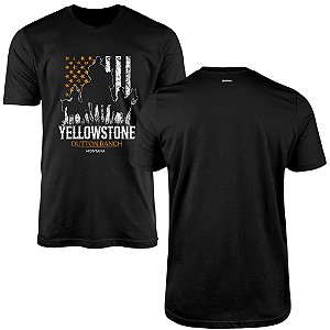 Camiseta Agro Brk Yellowstone USA Flag com Algodão Premium