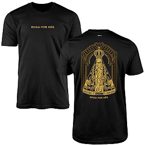 Camiseta Agro Brk Rogai por Nós com Algodão Premium