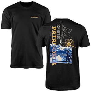 Camiseta Motociclismo Brk Expedição Patagônia Extremo Sul com Algodão Premium