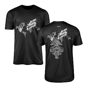 Camiseta Motociclismo Brk GS All Black com Algodão Premium
