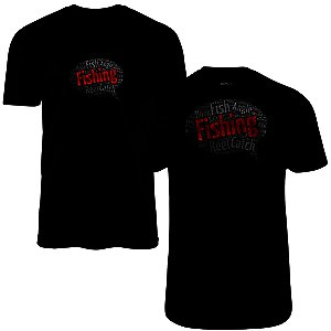 Camiseta de Pesca Brk Mosaico Balão Reel Cath com Algodão Premium
