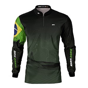 Camisa Agro Brk Topografia Hightech com Proteção Solar UV50+