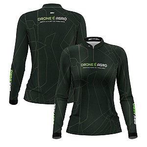 Camisa Agro Feminina Brk Agricultura de Precisão com Proteção Solar UV50+