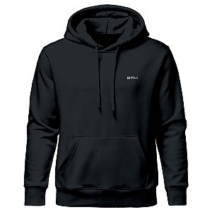 Moletom com Capuz Unissex Brk Minimal Preto