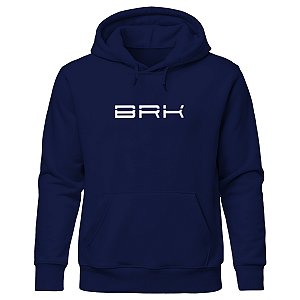 Moletom com Capuz Unissex Brk Max Azul Marinho