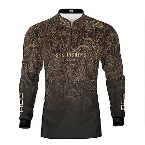 Camisa de Pesca Brk Camo Real Tree Fishing com Proteção UV50+