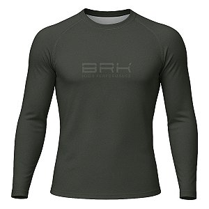 Camisa Raglan Brk Clean Verde com Proteção Solar UV50+