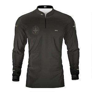 Camisa Agro Brk Medalha de São Bento com Proteção UV50+