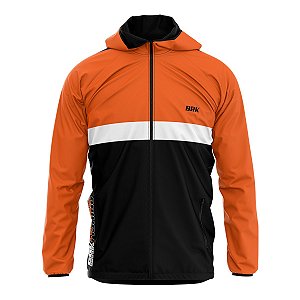 Jaqueta Corta Vento Brk Orange Repelente à água com UV50+