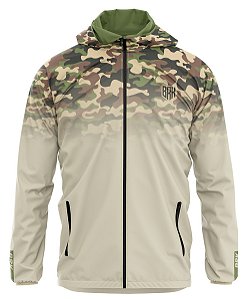 Jaqueta Corta Vento Brk Repelente à Água - Camuflado Bege