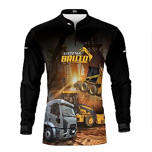 Camisa Máquina Pesada Brk Caminhão Basculante com Proteção UV50+