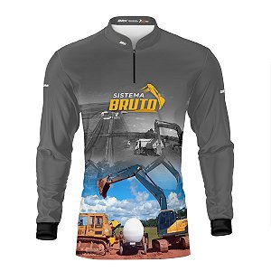 Camisa Máquina Pesada Brk Terraplanagem com Proteção UV50+
