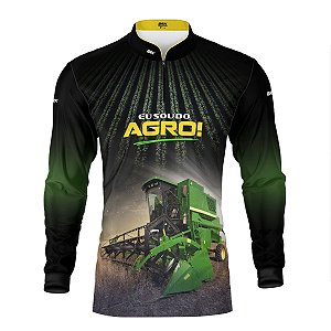Camisa Agro Brk Eu Sou do Agro Colheita com Proteção UV50+