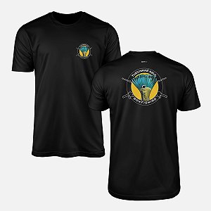 Camiseta de Pesca Brk Tucunaré Azul com Algodão Premium