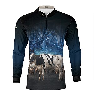 Camisa Agro Brk Gado Leiteiro com Proteção UV50+