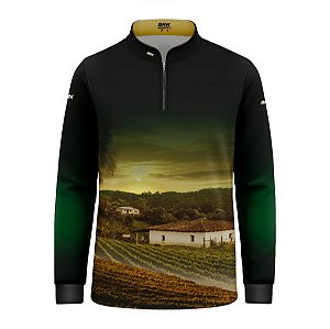 Camisa Agro Infantil Brk Fazenda com Proteção UV50+