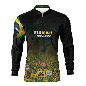 Camisa Brk Reaja Brasil com Proteção UV50