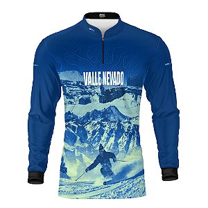 Camisa Brk Chile Valle Nevado com Proteção UV50+