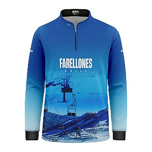 Camisa Infantil Brk Chile Farellones com Proteção UV50+