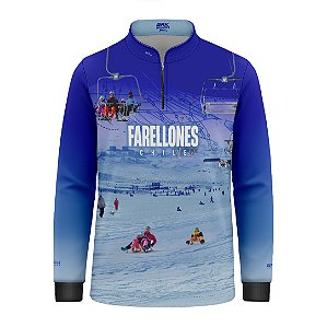 Camisa Infantil Brk Chile Farellones 2 com Proteção UV50+